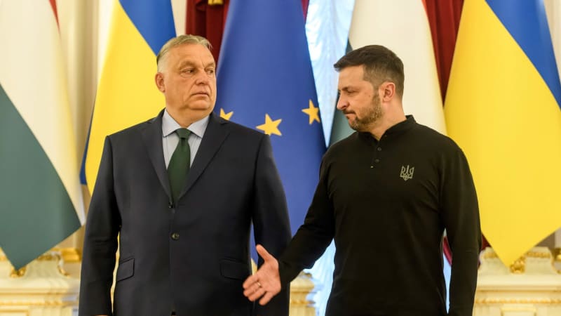Spor Orbána a Zelenského eskaluje. Naši chlapci si s ním popovídají po svém, řekl prezident