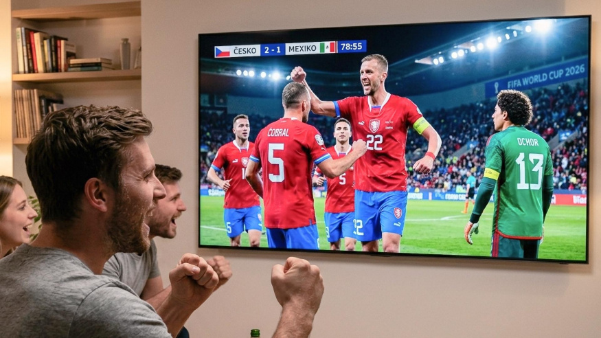 Geniální zlepšovák pro mistrovství světa: vyzkoušeli jsme fotbalový AI režim televizí Samsung